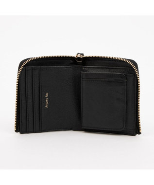 UNBILLION アトランタ ATLANTA / 牛革L字ファスナーミニウォレット ブラック