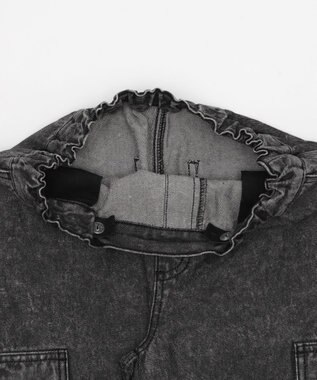 WEGO 【KIDS】デニムイージーカーゴパンツ（JUNIOR） デニムブラックソノタ