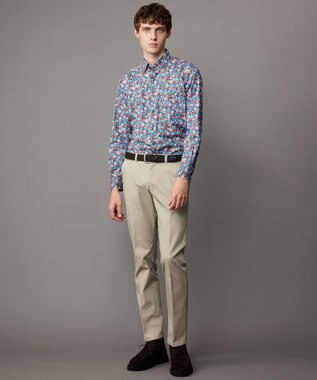 JOSEPH ABBOUD 【ウエストも伸びる！・新色追加】オーガニックストレッチパンツ ベージュ系