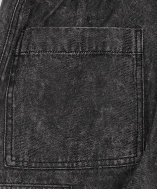 WEGO 【KIDS】デニムイージーカーゴパンツ（JUNIOR） デニムブラックソノタ