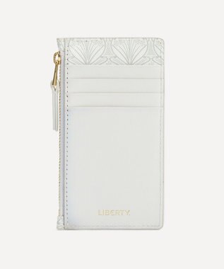 LIBERTY. アイフィス ジップド カードケース ホワイト