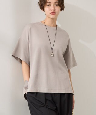 AMERICAN HOLIC 【接触冷感】スムースボクサーＴシャツ Gray Beige
