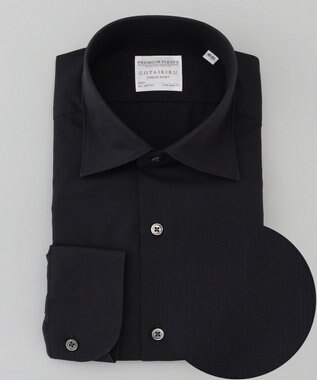 GOTAIRIKU 【形態安定】PREMIUMPLEATS_セミワイドカラー 通年ドレスシャツ（カラー ストライプ）
