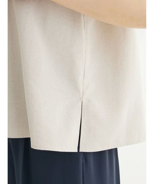 Green Parks 接触冷感　開襟シャツ Light Beige