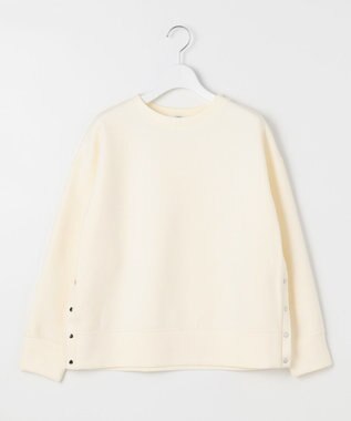 J.PRESS LADIES 【WEB限定】 ダンボールニットジャージー カットソー ホワイト系