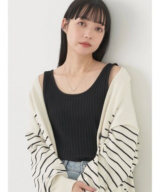 earth music&ecology ２ＷＡＹネックタンクトップ Black