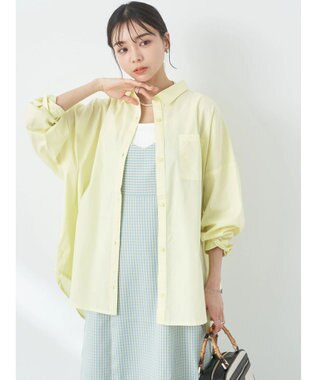 earth music&ecology ポプリンボックスシャツ