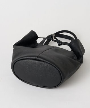 russet レザー2WAYミニトートバッグ(CE-1643) Black