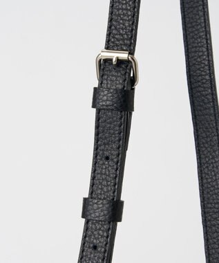 russet レザー2WAYミニトートバッグ(CE-1643) Black