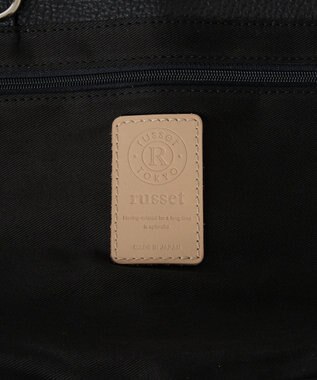 russet レザー2WAYミニトートバッグ(CE-1643) Black