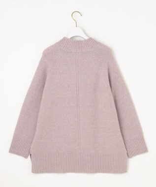 ANY SIS 【洗える】ハイネックラグラン ニット ラベンダー