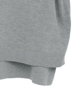 earth music&ecology チルデンライクベスト Gray Mixture