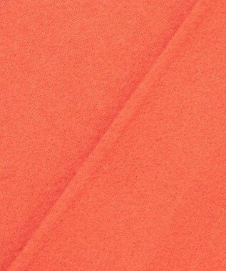 23区 S 【R(アール)】ウールメルトンリバー ロング ラップコート オレンジ系