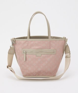 russet リバーシブル2wayトートバッグ(CE-1667) BeigePink