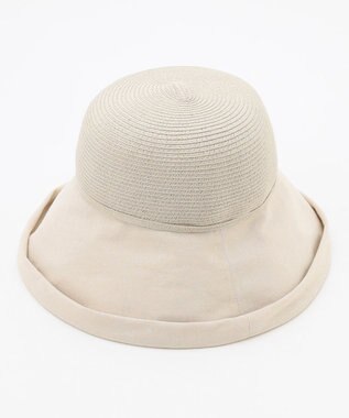 TOCCA 【UV99%以上カット・吸水速乾・抗菌防臭・洗える・サイズ調整可】BRAID COMBI HAT ハット ベージュ系