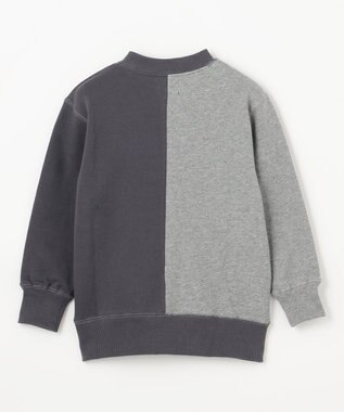 J.PRESS KIDS 【100-130cm】パッチワーク ブルプリント トレーナー グレー系