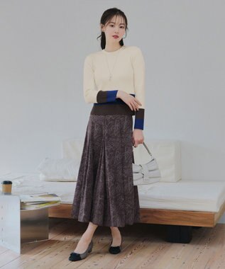 Tiaclasse 【安田美沙子さん着用・撥水】リボンキルティングパンプス　レインシューズ モカ