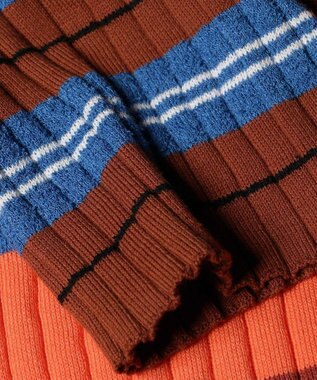Paul Smith ボーダー ショートスリーブ ニット コーラル