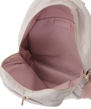 Maison de FLEUR 撥水加工ポケットリボンリュック Grayish Pink