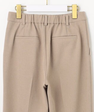 ANY SIS 【セットアップ可】リネンライクポリエステル パンツ モカ