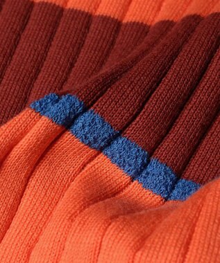 Paul Smith ボーダー ショートスリーブ ニット コーラル