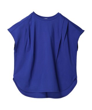 AMERICAN HOLIC 接触冷感フレンチスリーブタックポンチプルオーバー Blue