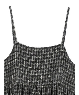 Green Parks ・ＥＬＥＮＣＡＲＥ　ＤＵＥ　ツイードキャミワンピース Gray