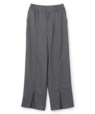uncrave ドレープツイル スリットパンツ ブルーグレー