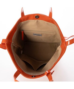 UNBILLION カシュカシュ cachecache / エナメル2wayトート オレンジ