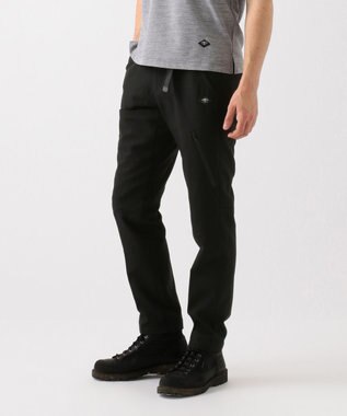 JOSEPH ABBOUD MOUNTAIN クレープドットエアー パンツ ブラック系