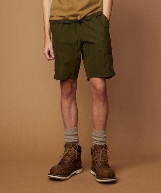 JOSEPH ABBOUD MOUNTAIN 【CREA掲載・ウエストストレッチ・ECO撥水・軽量】アウトドアイージーショーツ カーキ系