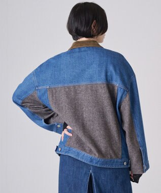 Ripo trenta anni P/W DENIM BLOUSON BROWN