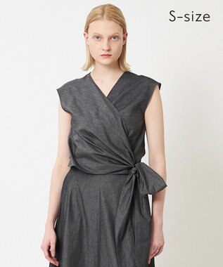 BEIGE， 【S-size】POMEGRANATE / カシュクールブラウス