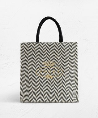 TOCCA 【A4サイズ対応】COLOMARE トートバッグ ヘリンボーン柄