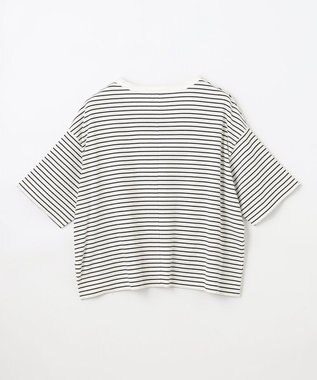 ANY L フライスワイドTシャツ ボーダー