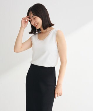 Green Parks チュールドッキングタンク Off White