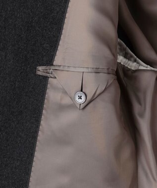 GOTAIRIKU ライトウェイトアンゴラ チェスターコート グレー系