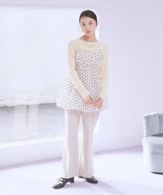 earth music&ecology サイドギャザープルオーバー Light Yellow