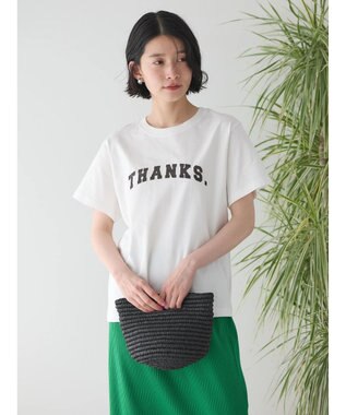 AMERICAN HOLIC フロッキーロゴカットプルオーバー1 Off White