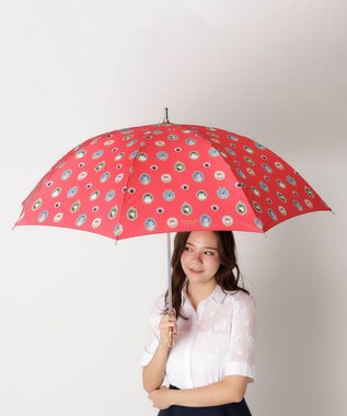 MOONBAT ポール & ジョー (PAUL & JOE ACCESSOIRES) 長傘 キャッツ カメオ UV レッド