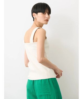 AMERICAN HOLIC 抗菌防臭テレコベアタンクトップ Ivory