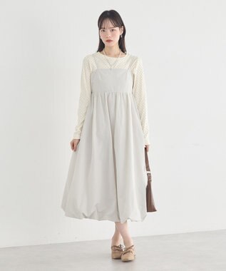 earth music&ecology サイドギャザープルオーバー Dot