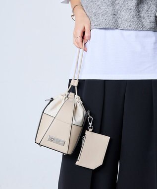 MioFIRANO DOOR H001 ショルダーバッグ ミニケース付き IVORY