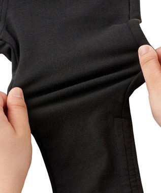 MIKI HOUSE HOT BISCUITS 【80-120cm】 ワンポイント ロングパンツ チャコールグレー