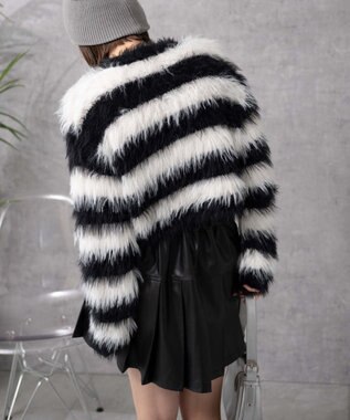 WEGO シャギーショートPO ホワイトボーダー