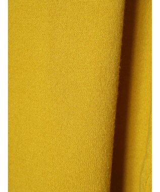 Green Parks もちやわ　Ｖネックミディ丈ニットカーディガン Yellow