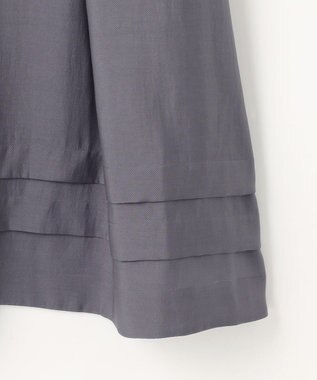 組曲 ラメオーガンジー スカート グレー系