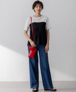 23区 【Oggi8月号掲載】クロス サンダル ブラック系