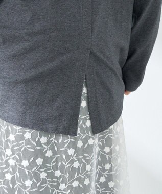 earth music&ecology グラフィックロンＴ Charcoal Gray