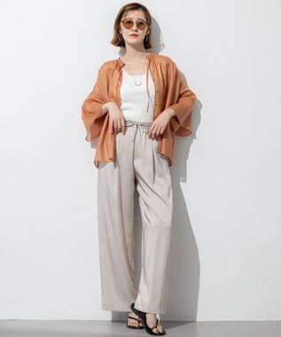 23区 【UVカット/WEB限定】カラーレンズ サングラス ダークブラウン系